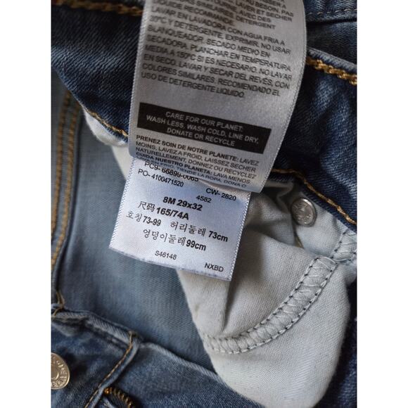 Denizen Levi's Mid Rise Bootcut Jeans - Size 8 Classic Western Streetwear - Picture 4 of 8